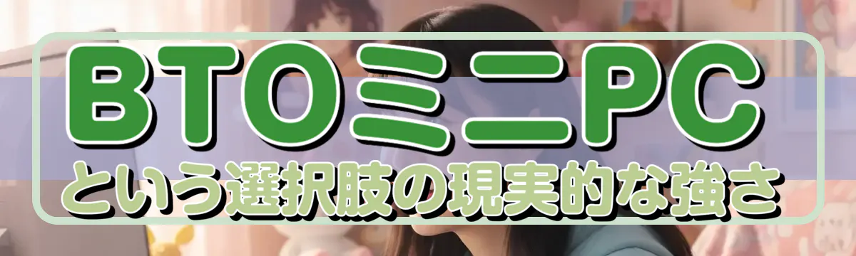 BTOミニPCという選択肢の現実的な強さ