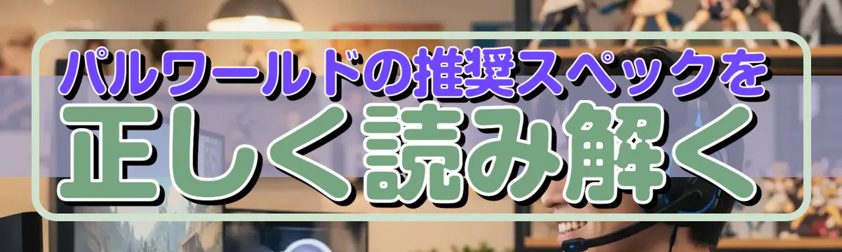 パルワールドの推奨スペックを正しく読み解く