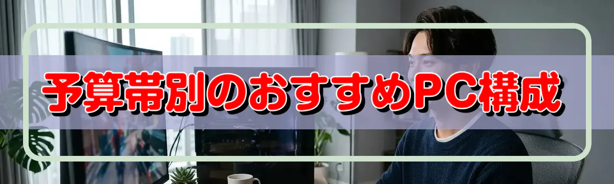 予算帯別のおすすめPC構成