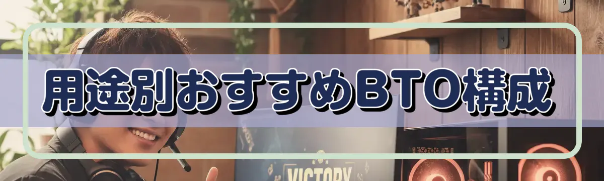 用途別おすすめBTO構成